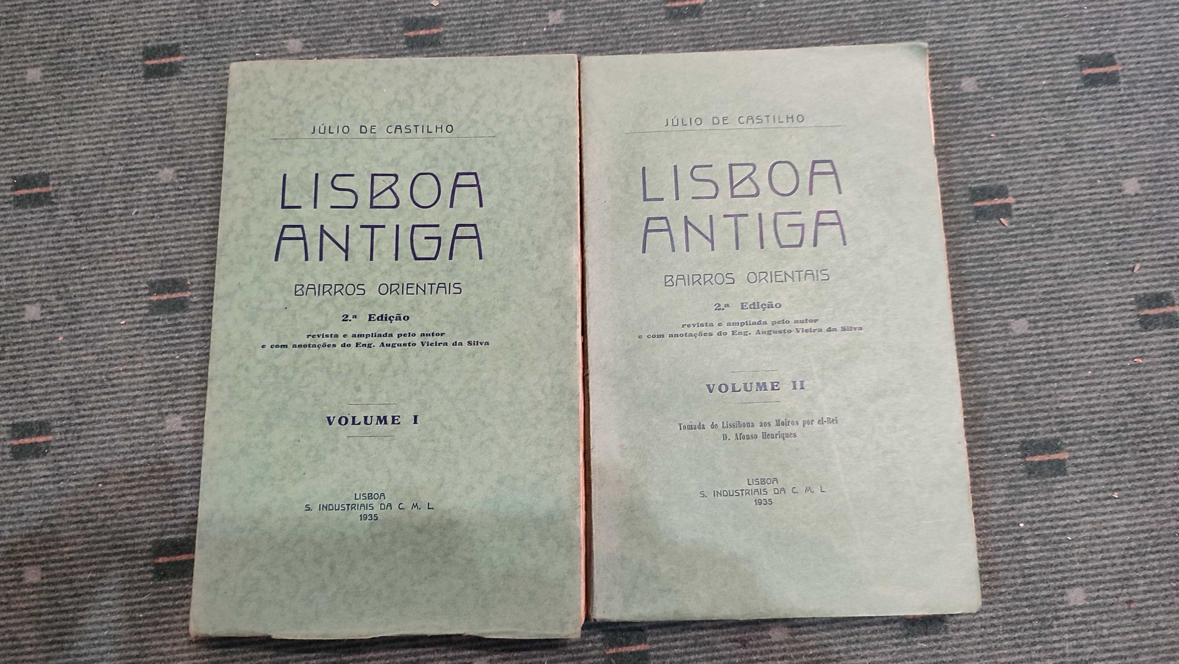 Lisboa Antiga - Bairros Orientais - 2 vol - Júlio Castilho