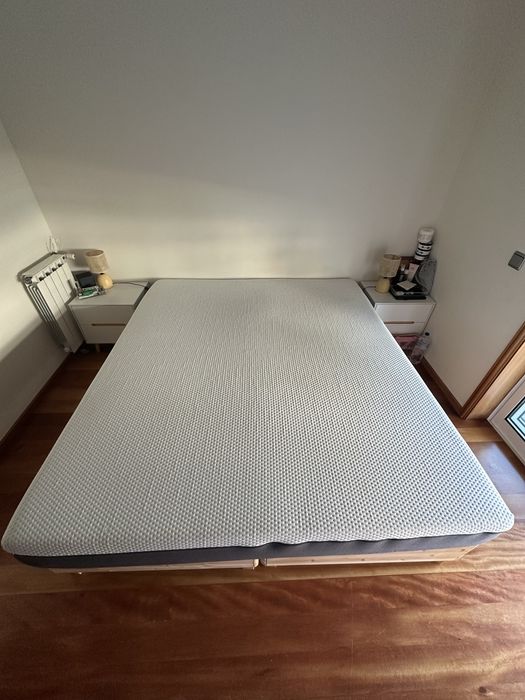 Cama completa ou separada com colchão Ema