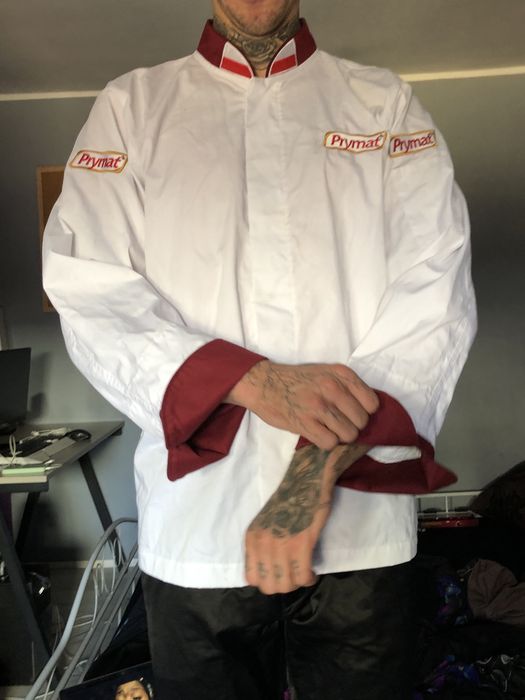 Biały fartuch do kuchni Magdy Gessler z „Kuchennych rewolucji”