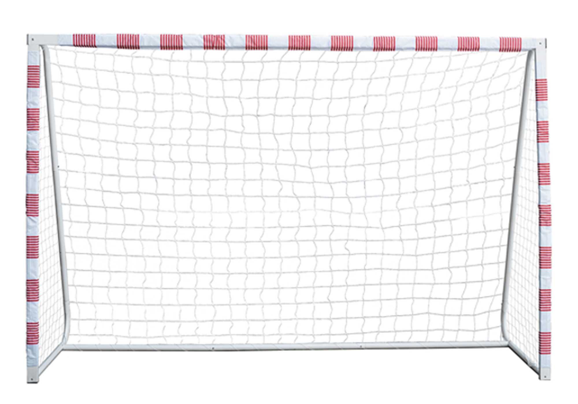 Bramka piłkarska Sandora Volley XL 300x200x90 cm, czerwono biała