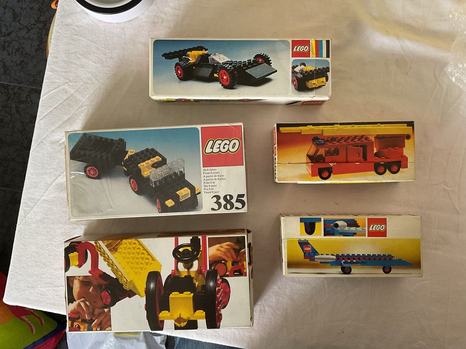 Lote de legos antigos completos com instruções