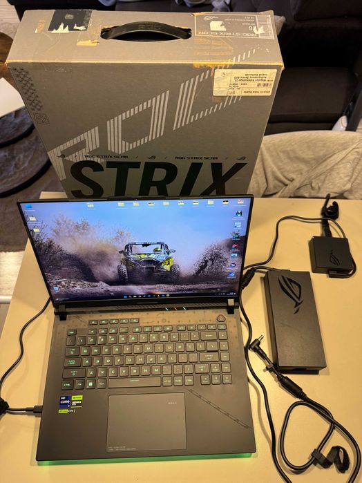 Laptop gamingowy Asus Rog Strix Scar 16" G634j RTX 4080, stan idealny.