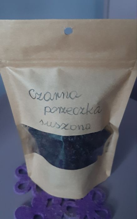 Czarna porzeczka suszona na słońcu 10 dag