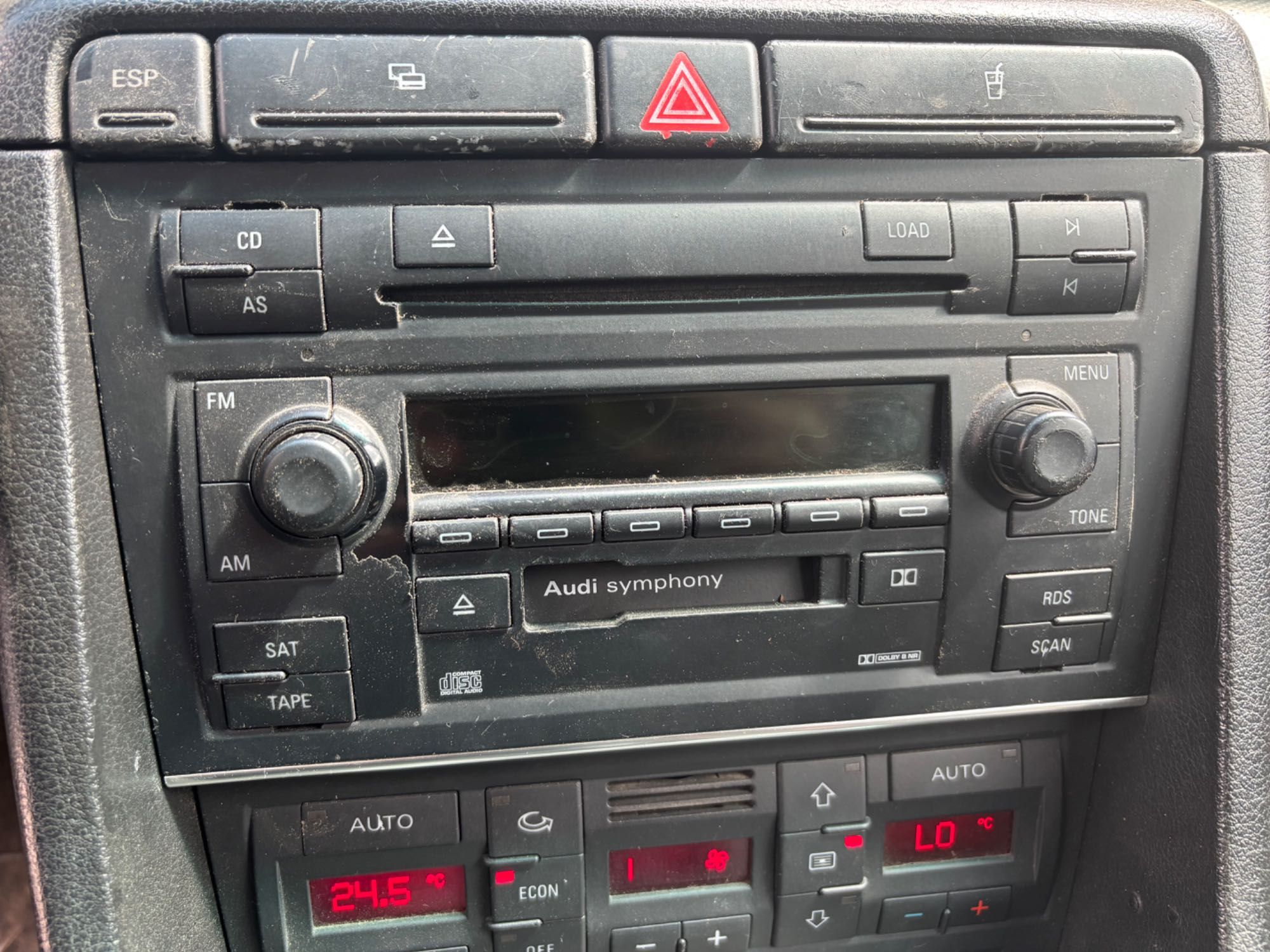 Radio oryginalne Audi A4 B6 B7 2DIN
