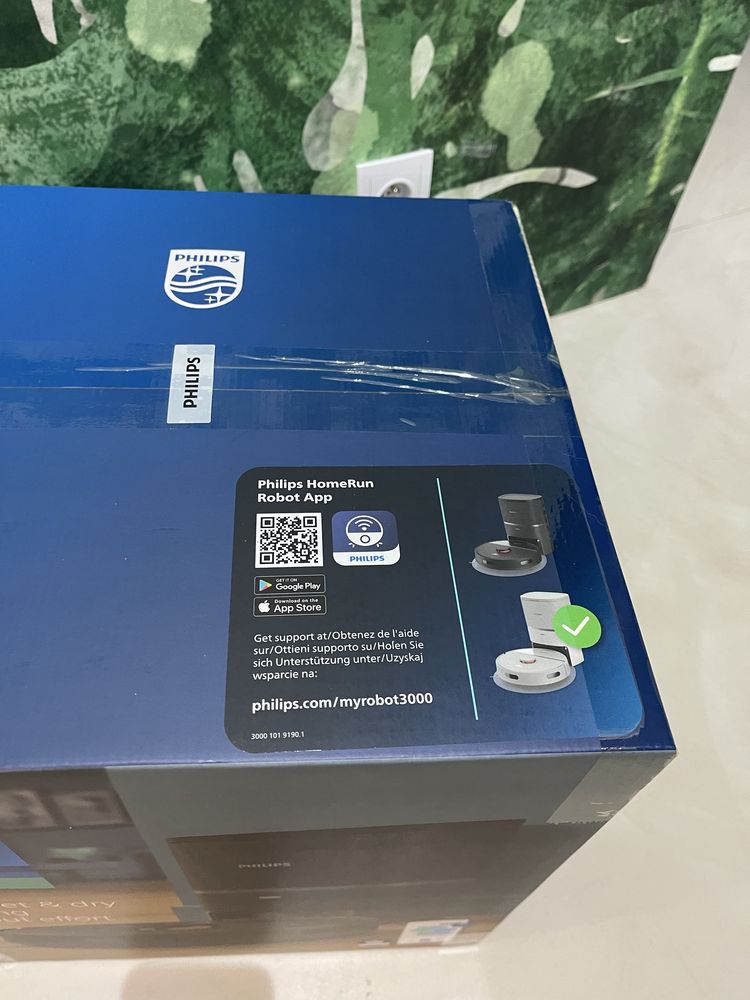 Philips odkurzacz robot sprzątajacy Home Run Aqua XU3110/02 ze stacja