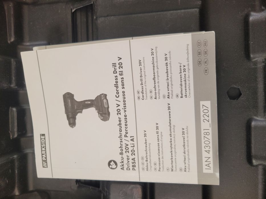 PARKSIDE Akumulatorowa wiertarkowkrętarka, 20 V