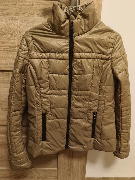 Damska przejściowa kurtka na suwak ze stójką sezon wiosna lato M/L