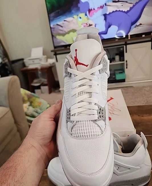 Jordan_4_Retro_White_Oreo_Biegania / Rozmiar 42