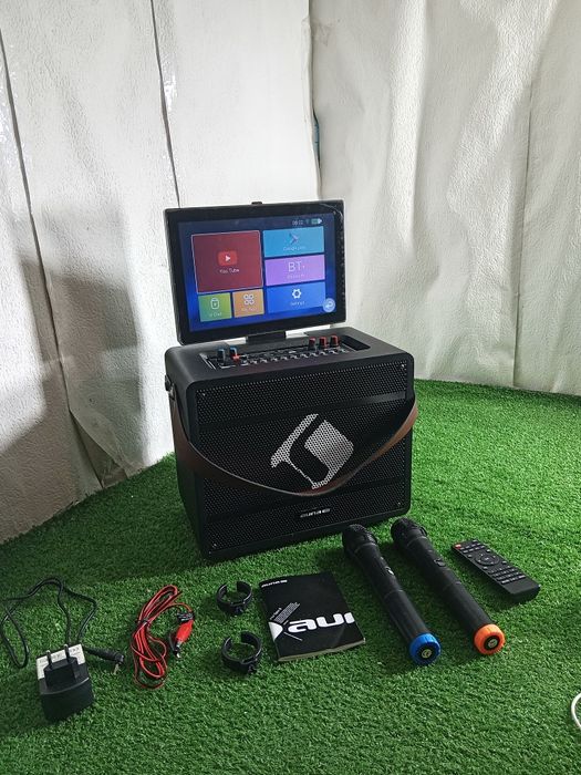 Auna pro spin 8 głośnik bluetooth z tabletem android + mikrofony 


Ce