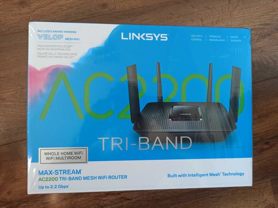 NOWY Router Linksys MR8300 Tri-band Velop Mesh WIFI xDSL 2,4 GWARANCJA