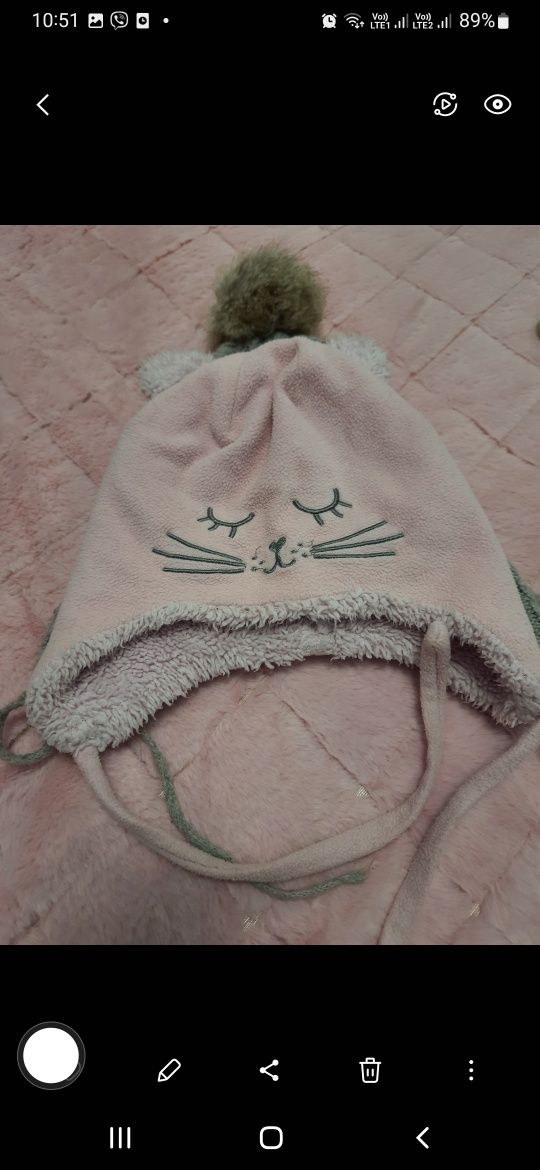 Детские шапки демисезонные/зимние Н&М, Сооl club для девочки