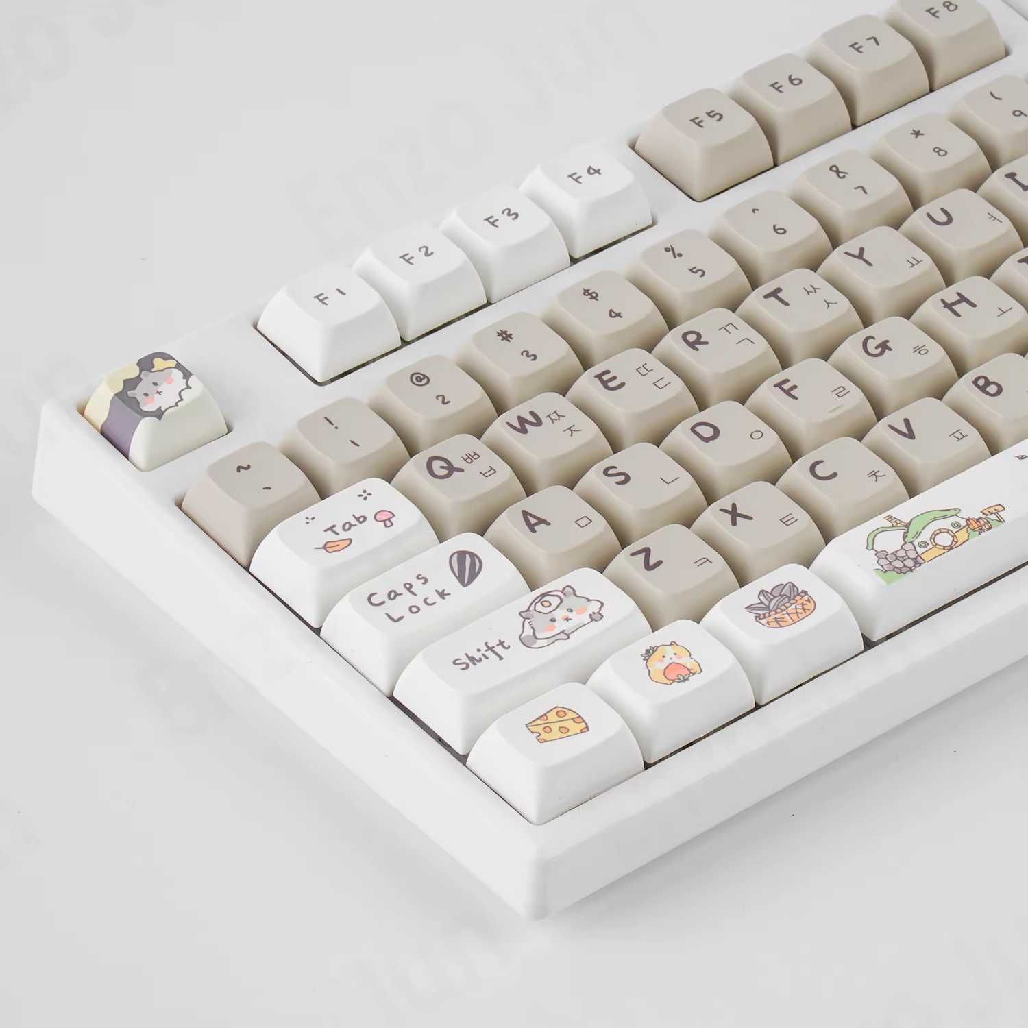 ZUOYA PBT кейкапы Squirrel