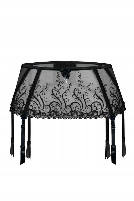 Róża Anuk Pas Do Pończoch Czarny R. S