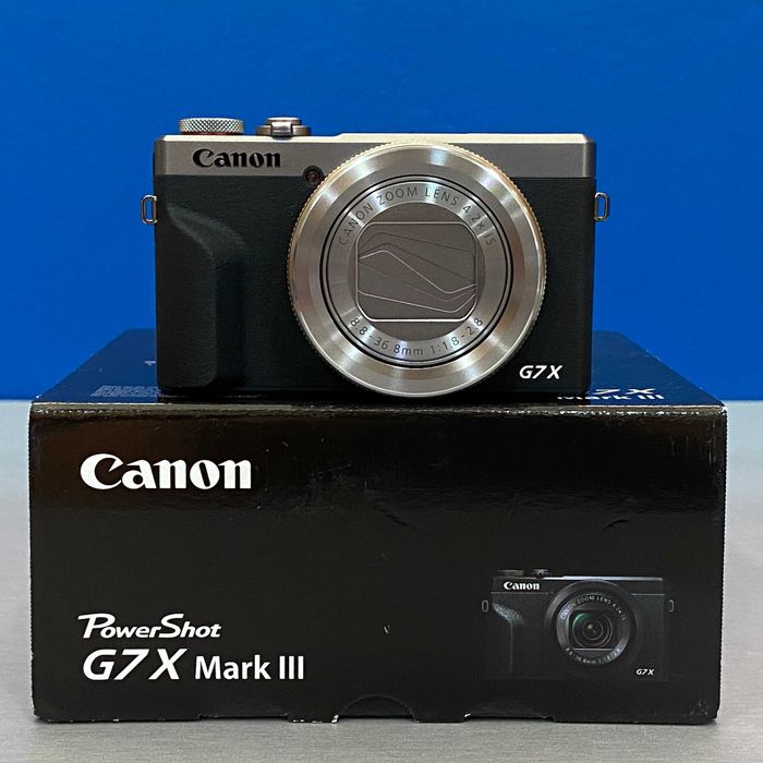 Canon PowerShot G7 X Mark III (20.1MP) - NOVA - 3 ANOS DE GARANTIA