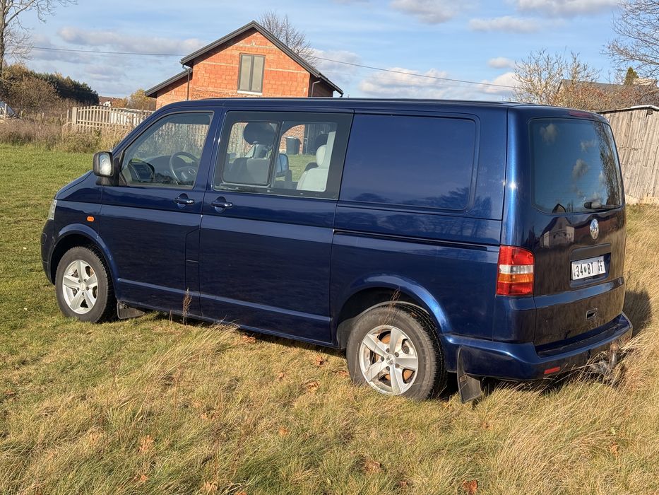 Vw transporter T5 2.5TDI 130KM 2005 dubel kabina