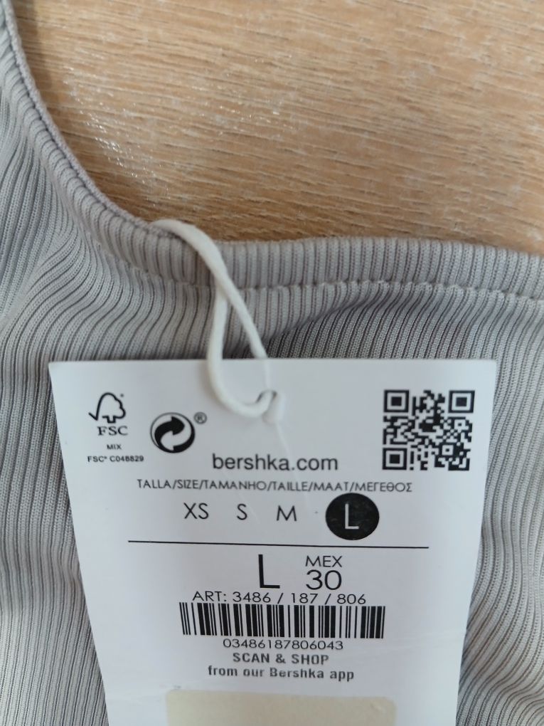 Szary top z Bershki