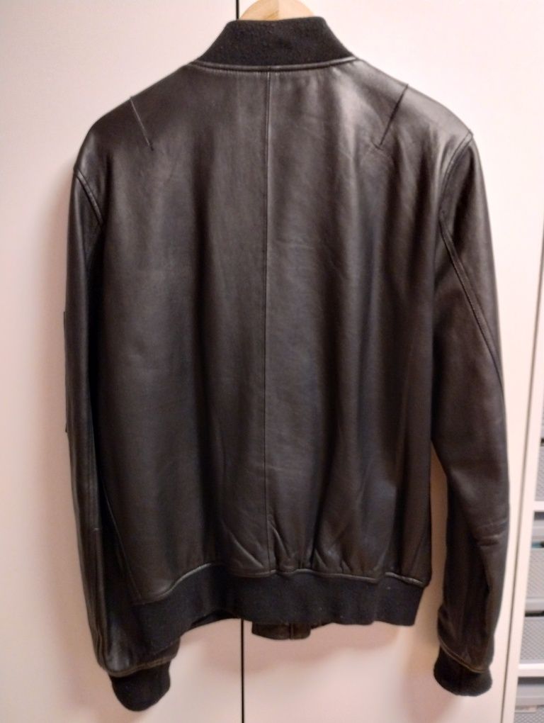 Kurtka Pit Bull West Coast MA-1 Leather M skóra jagnięca