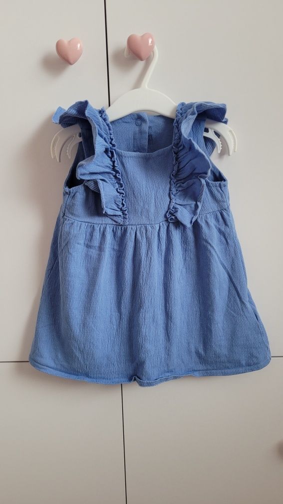 Sukienki na lato 11 SZTUK  h&m 80, zestaw ubranek na lato 80 h&m