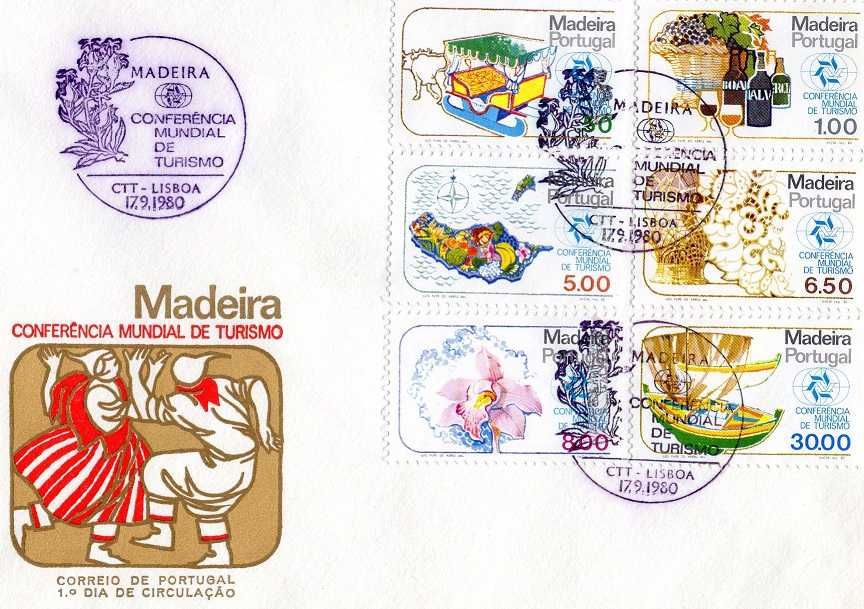 Portugal - 1980set17 = Madeira Conferência Mundial Turismo