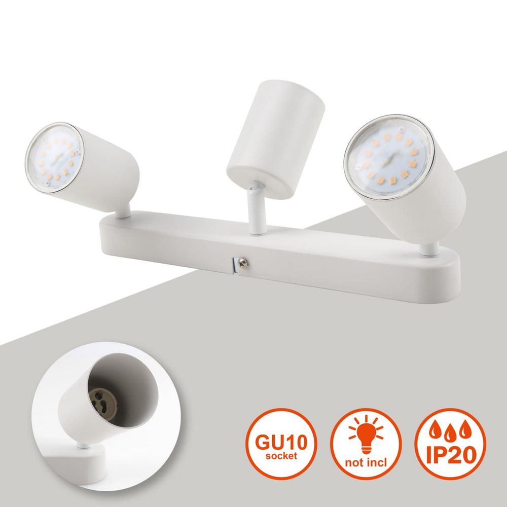 sufitowa lampa 3-żarówkowa 2 sztuku