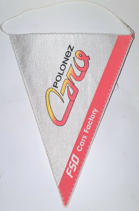 Proporczyk Polonez Caro FSO Fabryka Samochodów Osobowych. Cars Factory