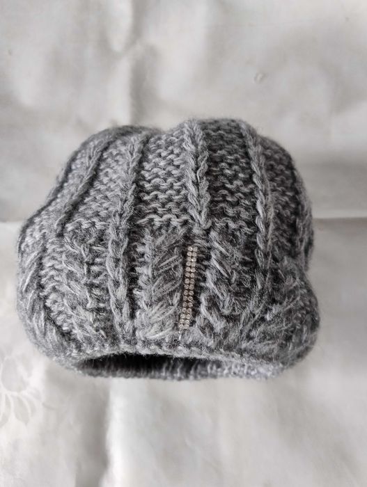 SUPER CENA Czapka beżowa sztuczne futerko, szara żółta kolorowa -super