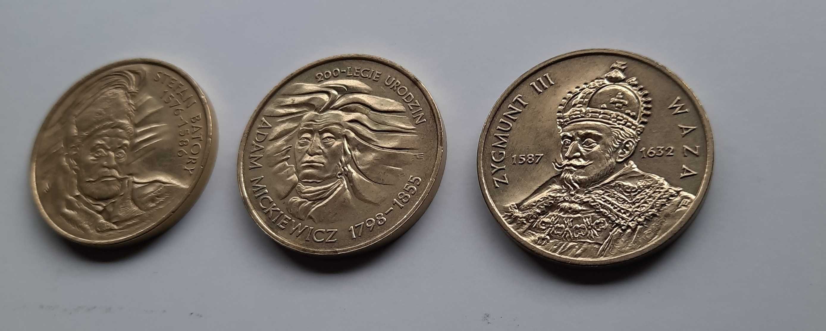 2zł GN 1997 i 1998r. - zestaw 3 monet