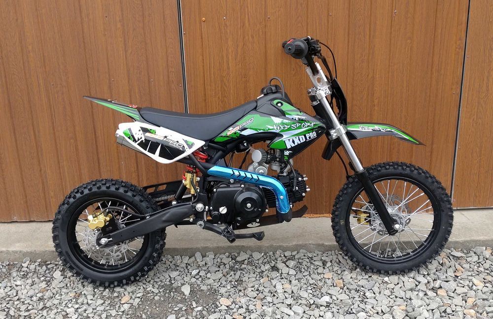 Wyprzedaż rocznika Cross KXD 607 PRO 125 rozrusznik, koła 14/17 nowy