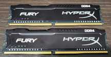 Pamięć RAM DDR4 HyperX Fury 8GB 2666MHz - Dual, CL15, 1,2V