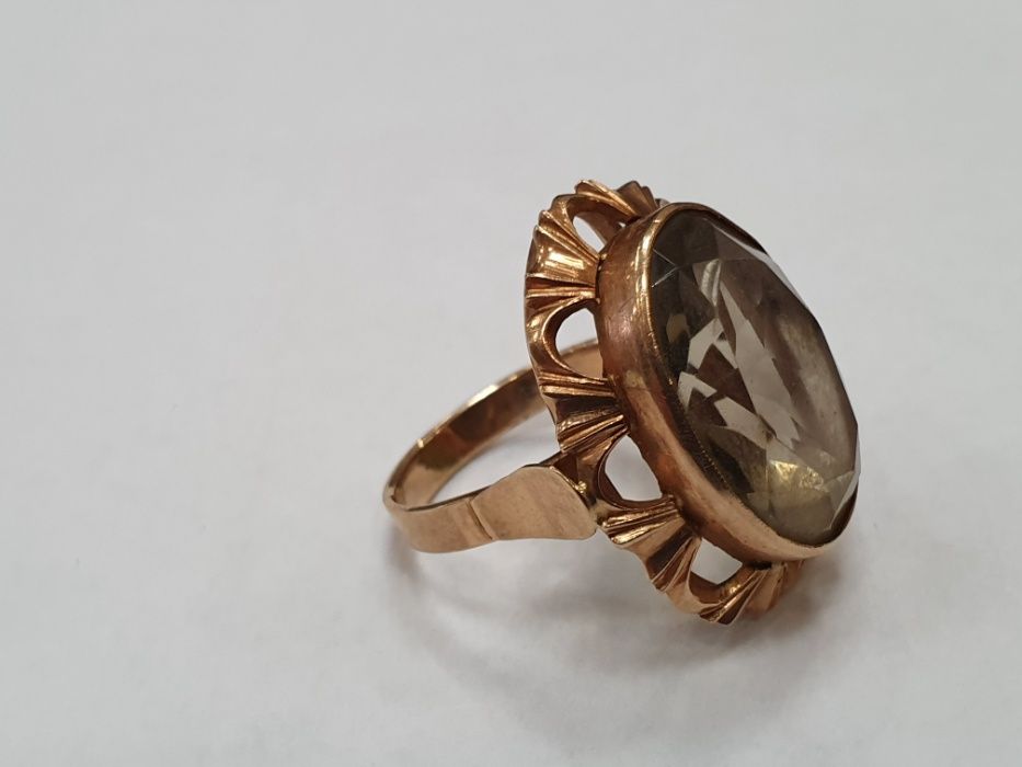 II poł. XX wieku! Złoty pierścionek/ 585/ 7.84 gram/ R16