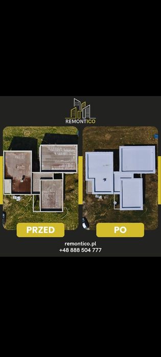 Hydroizolacja dachów płaskich tarasów balkonów i garaży