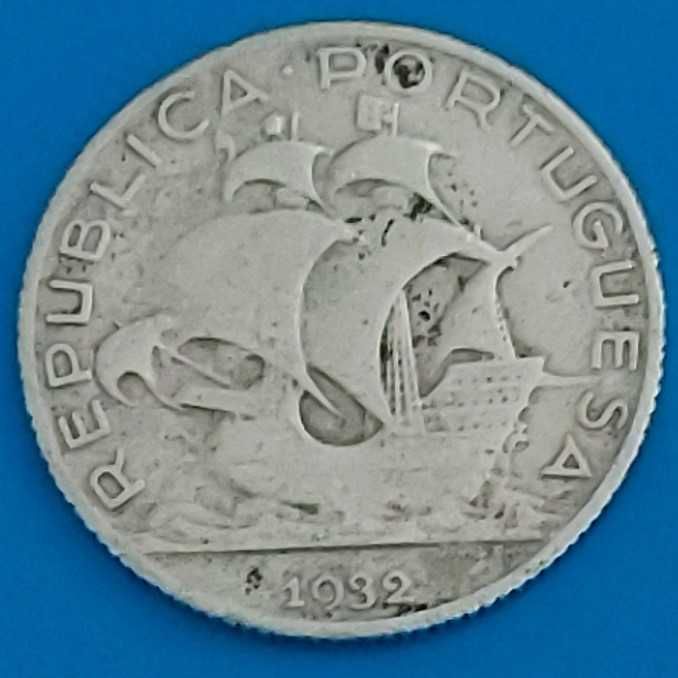 2$50 de 1932, Republica Portuguesa Prata
