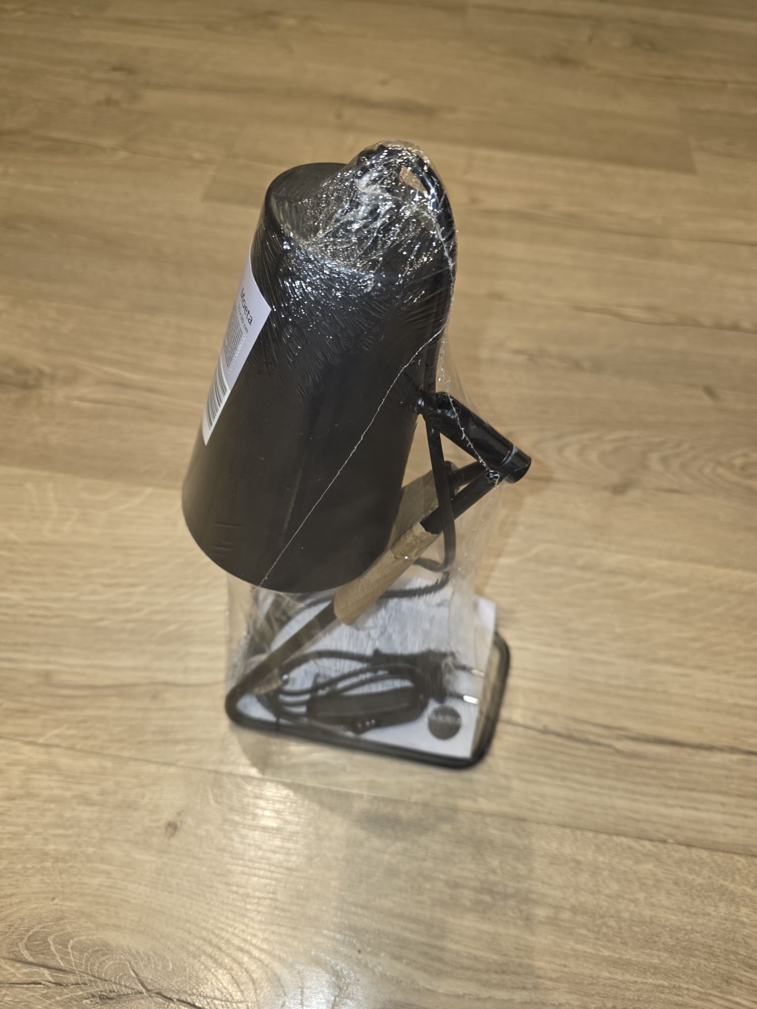 Nowa folia Lampa stołowa lampka nocna Moeta czarna E14 Inspire