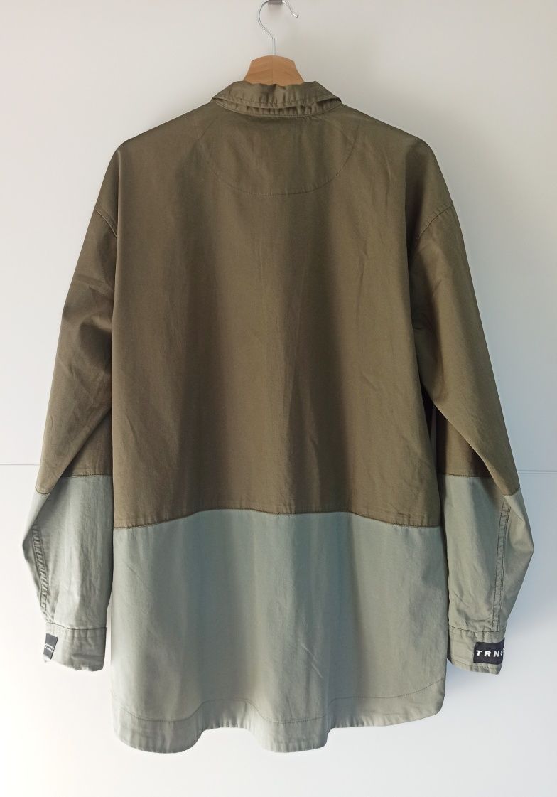 Koszula Reserved nowa męska zielona khaki S M oversize wierzchnia