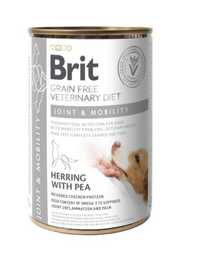 Brit veterinary Diet Dog Joint &mobility 400g śledź i indyk