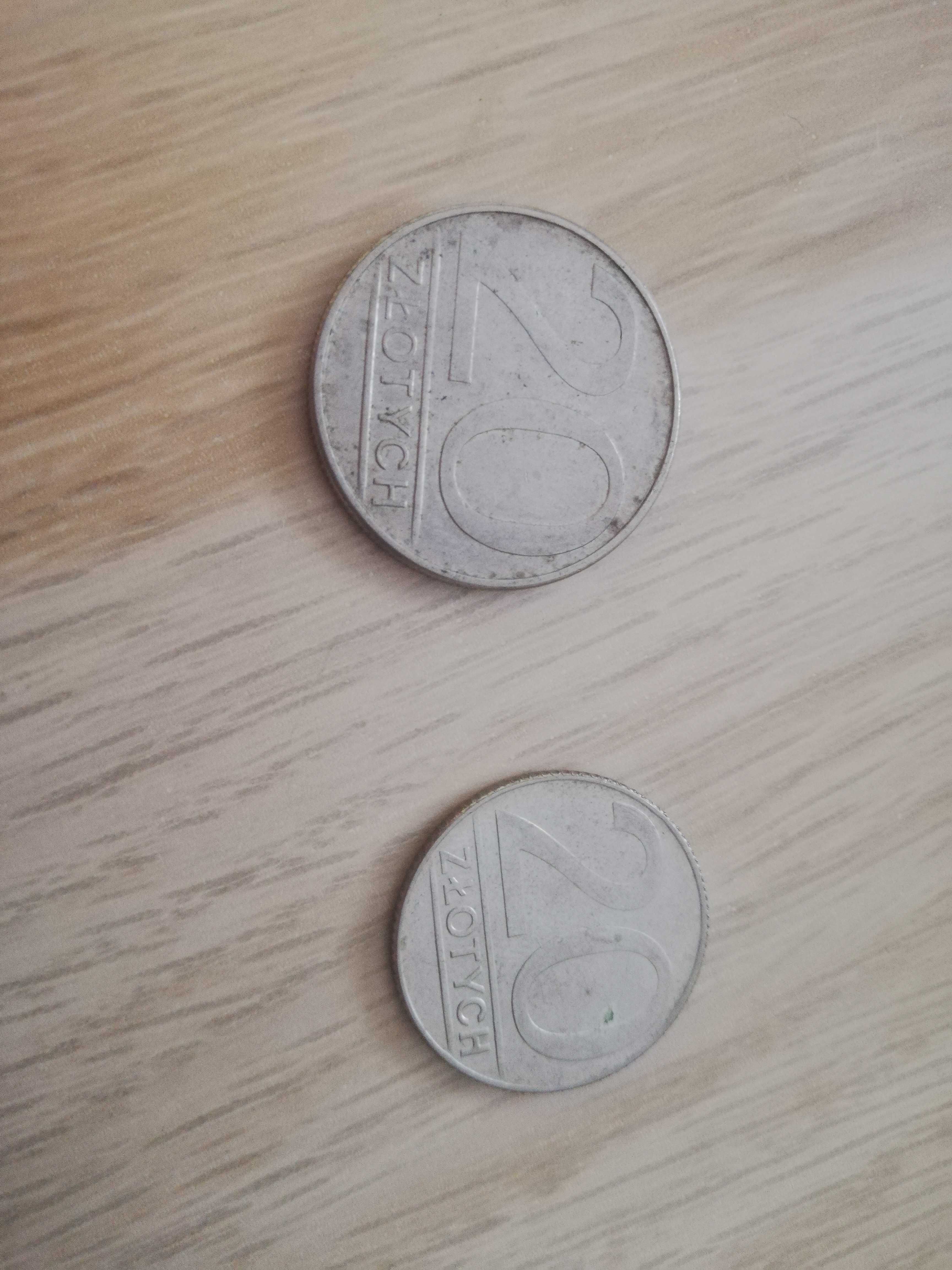 Moneta 20 złotych rok 1985, 1989