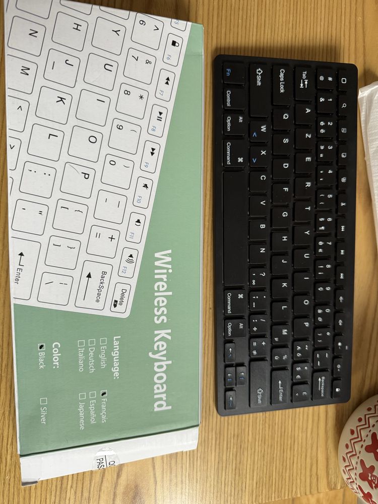 Klawiatura Bluetooth w wersji AZERTY