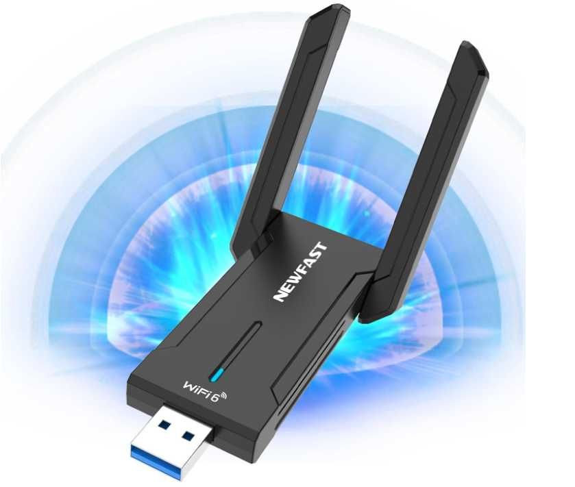 NEWFAST Klucz USB WiFi 5400Mbps do komputera PC Adapter WiFi