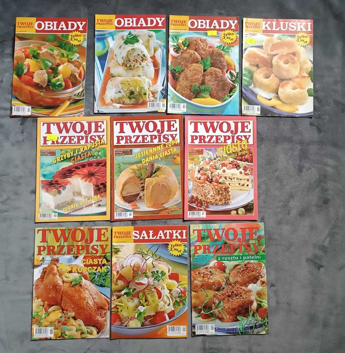 Kuchnia Twoje przepisy 10 czasopism kolekcjonerskich zestaw numer 3