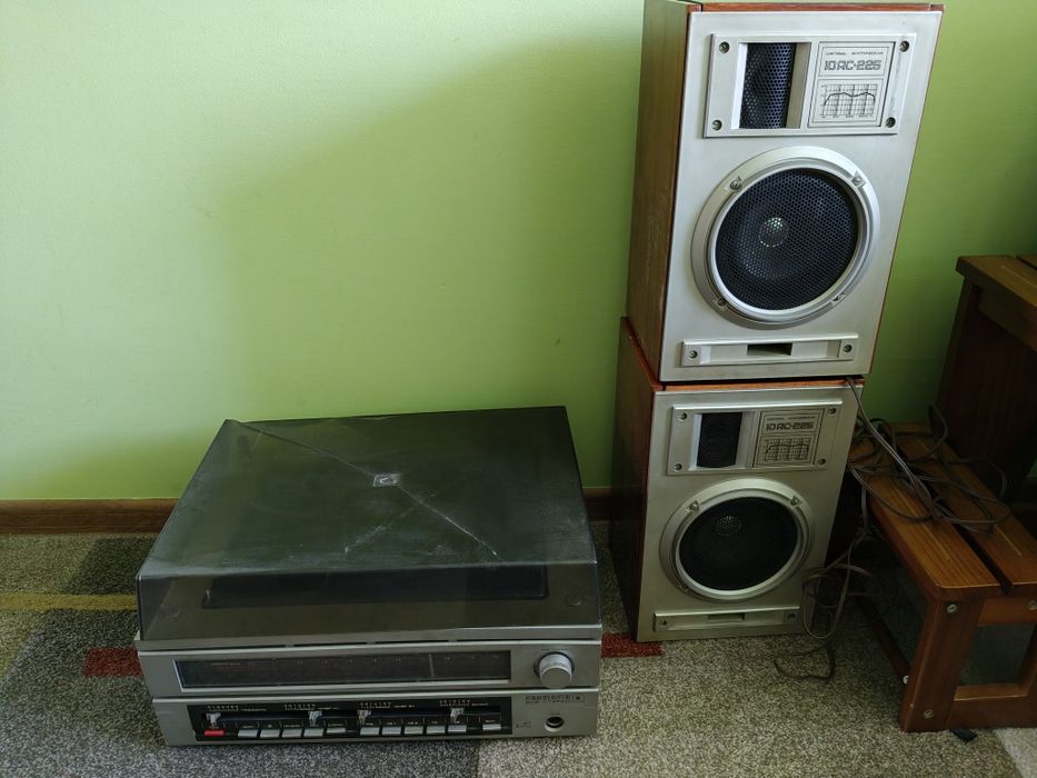 Radziecki gramofon, głośniki