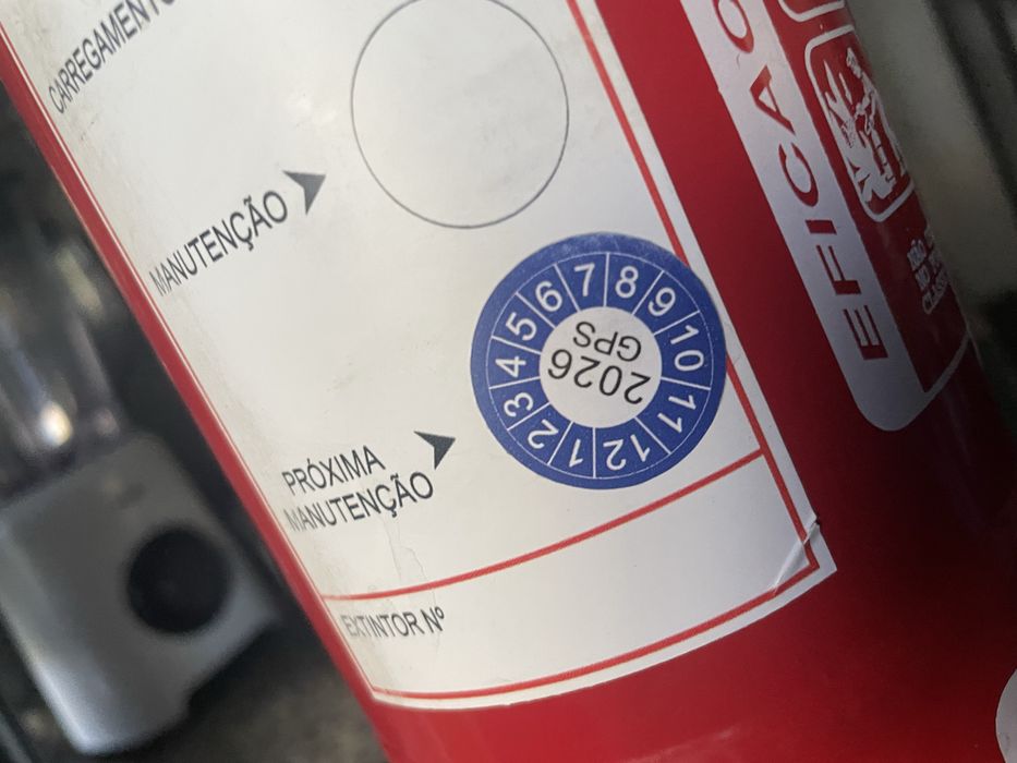 Extintor tvde carregado!