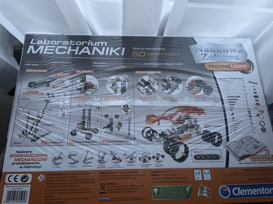 Laboratorium Mechaniki technologic 60595 ala Lego z silnikiem