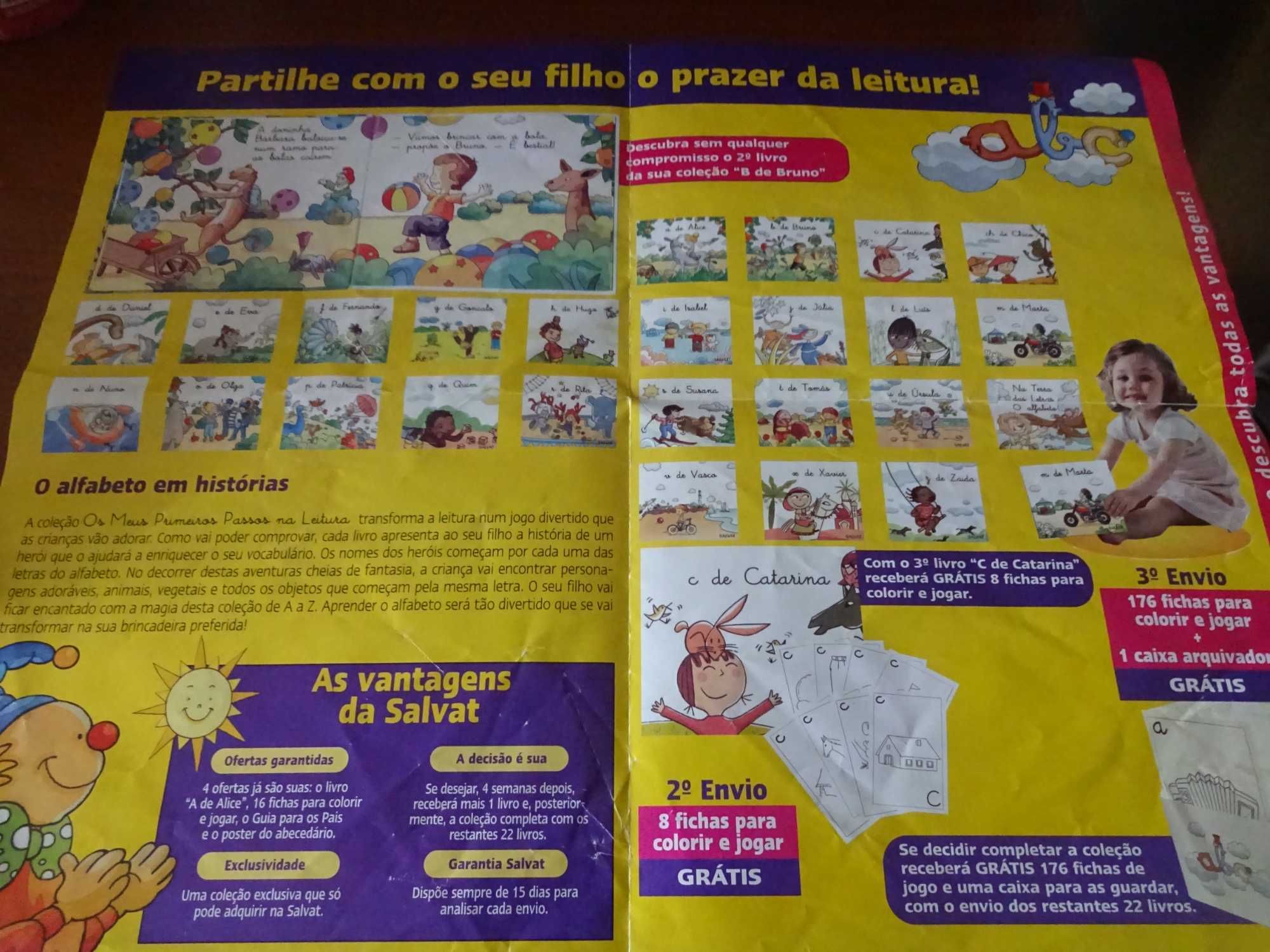 Livros " Os meus primeiros passos na leitura" para crianças