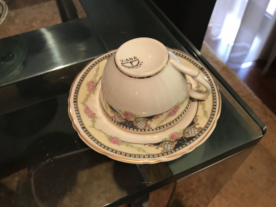 Conjunto de chavenas cafe/cha