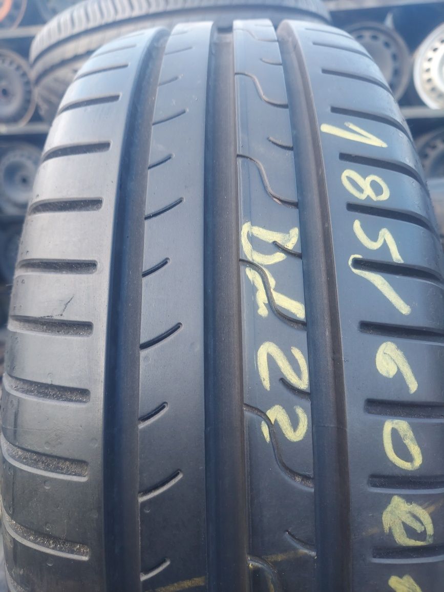 Opony używane 4x 185/60R15 Dunlop Sport BluResponse Lato Gwarancja