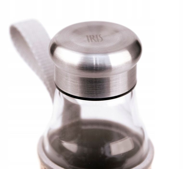 premium szklana butelka bidon 550ml pokrowiec ir