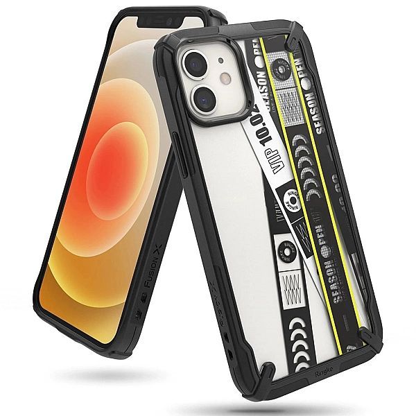 Ringke Fusion X Design etui pancerny pokrowiec z ramką iPhone 12 mini