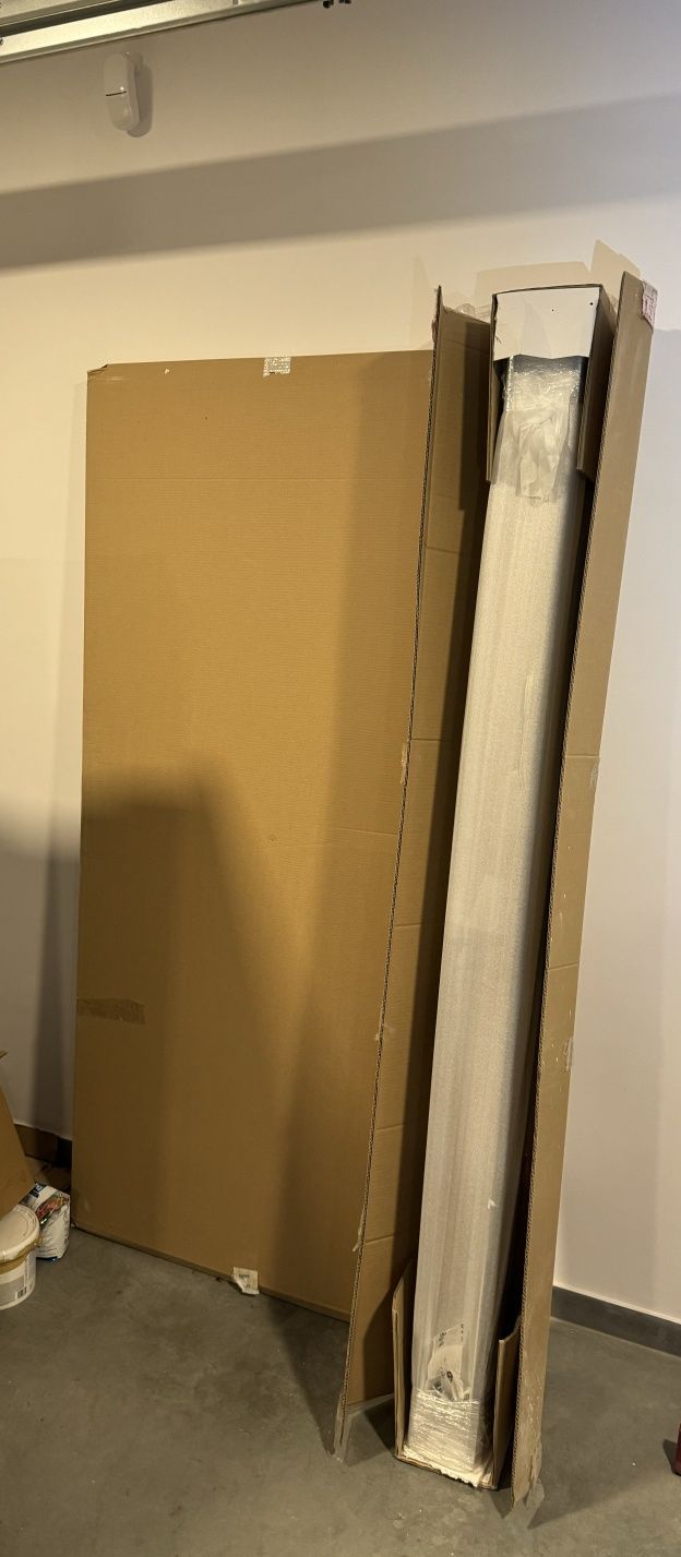 NOWE drzwi lewe wewnętrzne antracyt Asilo Moderno 4 z ościeżnicą