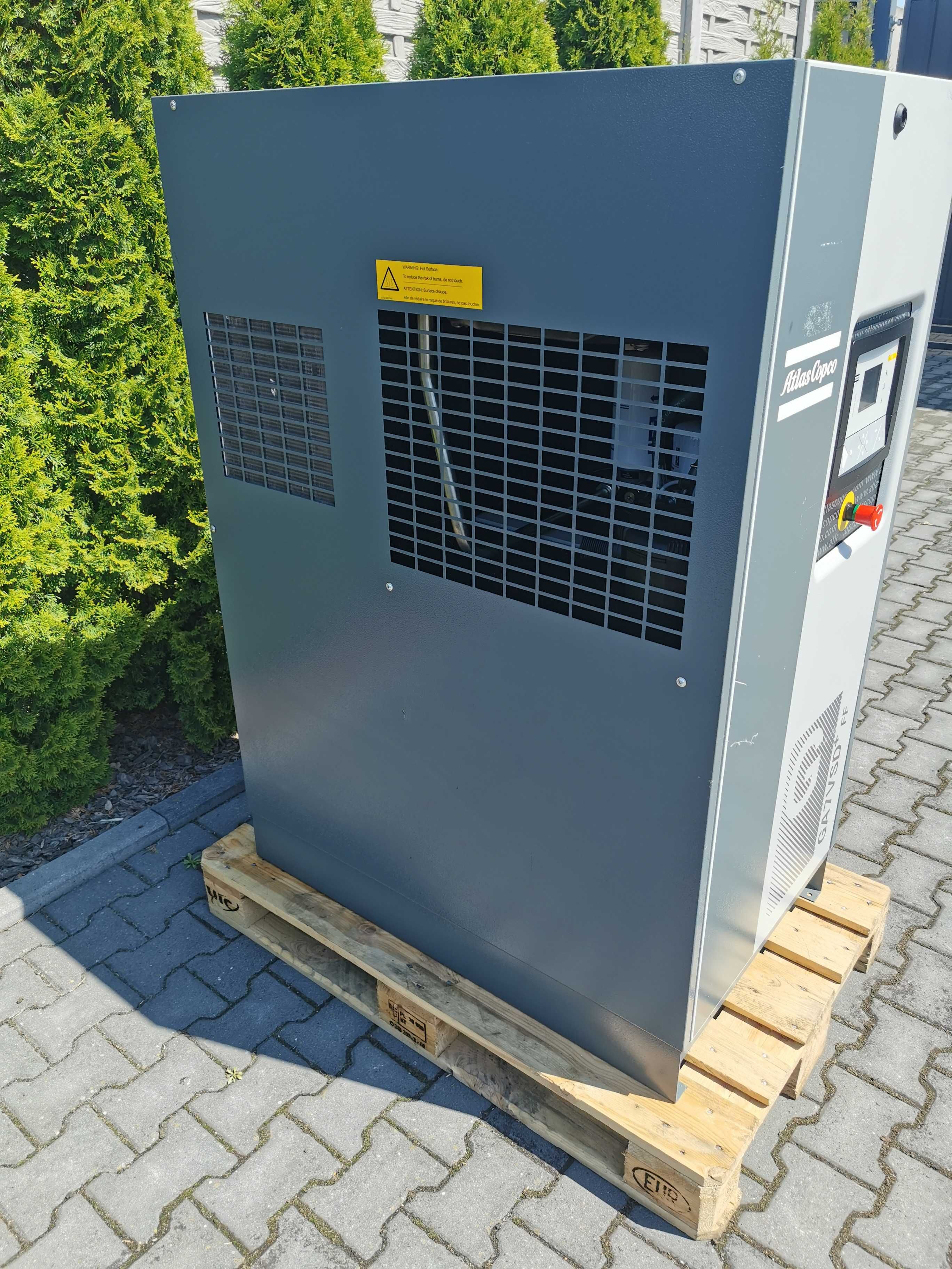 2015r 7.5kw FALOWNIK Sprężarka śrubowa ATLAS COPCO +osuszacz 1300L/M