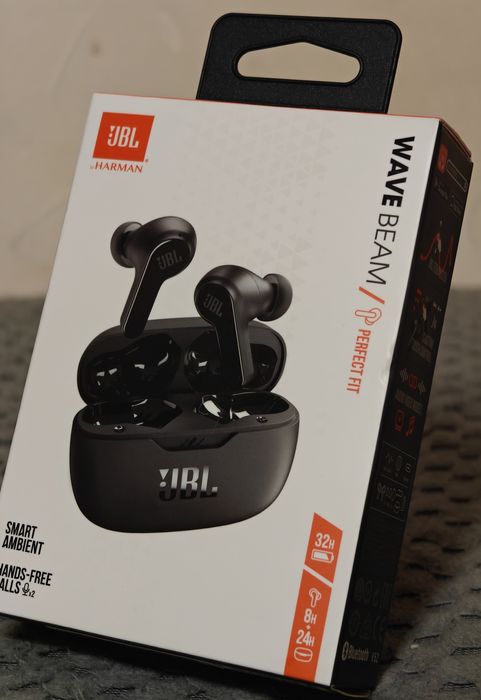 Słuchawki JBL Wave Beam (nie działają